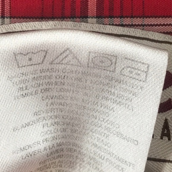 Wrangler Rugged Wear Shirt Size L Wrinkle Resist Long Sleeve Red Plaid - Picture 9 of 10